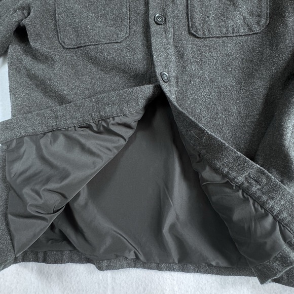 Travis‎ Mathew Shacket Men's Small Gray Flap Pockets Lined Golf Jacket Flannel - Picture 5 of 9